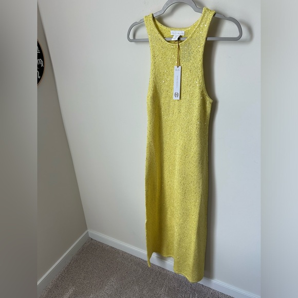 House of Harlow 1960 | Dresses | Hoh96 Yellow And Gold Sequins Maxi Dress |  Poshmark